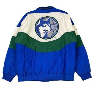 Vintage Minnesota Timberwolves Apex One Puffer Jacket | NBA 90s | M
